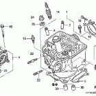 TRX450ER Головка цилиндра
