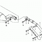 TRX300EX Глушитель