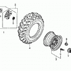 TRX500FPE Заднее колесо