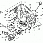 TRX300EX Крышка картера правая