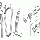 TRX450ER Цепь ГРМ и натяжитель