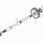 TRX500FPE Вал ведущий