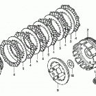 TRX300EX Сцепление