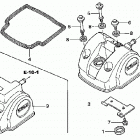TRX450ER Крышка головки цилиндров