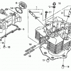 TRX500FPE Головка цилиндра