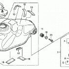 TRX300EX Fuel tank (trx300ex'07-)