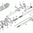 TRX250EX Gearshift drum (''''''''''''''''''''''''''''''''''...