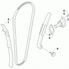 ATV ALTERRA 300 RED Цепь ГРМ