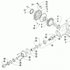 ALTERRA VLX 700 EPS BLACK Задний привод редуктор