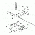 ATV 150 UTILITY WHITE Задняя подвеска