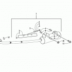 ATV ALTERRA 300 RED Глушитель