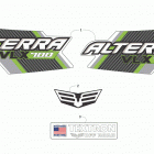 ALTERRA VLX 700 CAMO Наклейки