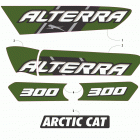 ATV ALTERRA 300 GREEN Наклейки