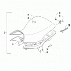 ALTERRA VLX 700 EPS BLACK Сидение