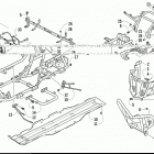 XC 450 EFI RED Bumper, frame, and headlight assemblies