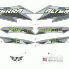 ATV ALTERRA 700 MUD PRO LTD EPS GRAY Наклейки