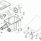 ATV ALTERRA 300 RED Воздухозаборник