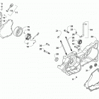 ATV 150 UTILITY WHITE Right crankcase and cover assembly