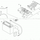 ATV ALTERRA 700 MUD PRO LTD EPS GRAY АКБ и стартер