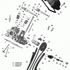 Outlander 570 EFI 01- cylinder head, rear - 570 efi