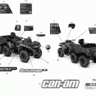 001 - Outlander MAX 6X6 - 450 EFI - North America 09- decals outlander max - 6x6 - dps