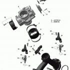 Outlander 570 EFI 02- air intake manifold and throttle body - 570 ef...