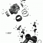 003 - Outlander MAX 6X6 - 1000 EFI - XT - North America 01- rotax - air intake manifold and throttle body ...