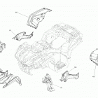 005 - Outlander MAX 570 EFI - DPS_XT - T3 09- fender and central panel kit outlander 570 efi