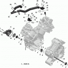 003 - Outlander 6X6 - 1000 EFI - T3 Система охлаждения