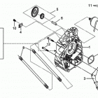 4- DS 250 01- right crankcase half