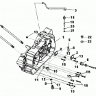 4- DS 250 01- left crankcase half