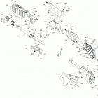 Outlander T3 MAX 1000 EFI 01- exhaust