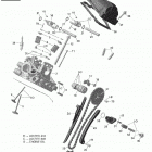 Outlander 6X6 - 650 EFI 01- cylinder head, rear - 650 efi