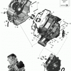 Outlander 1000R EFI, MY 01- crankcase - 1000r efi (renegade std -xxc, outl...