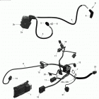 Outlander 6X6 - 1000 EFI 10- engine harness and electronic module - 1000 ef...