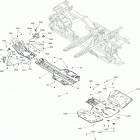 Outlander 850 EFI 09- body and accessories g2 under body parts - pac...