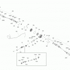 Renegade 570 EFI 08- drive system, rear renegade package xmr