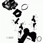 7- Outlander T3 MAX 650 EFI Коллектор воздухозаборника и корпус дросселя