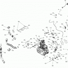 1- Outlander 6X6 T3 650 EFI Двигатель