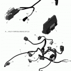 7- Outlander T3 MAX 650 EFI 10- c?blage moteur et module ?lectronique