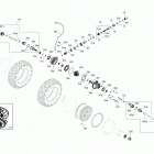 Renegade 850 EFI 07- drive system, front renegade - all models