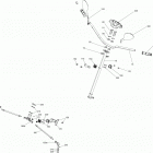 Renegade 850 EFI 07- steering renegade - std