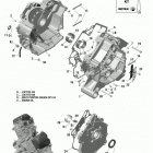 Outlander 1000R EFI, MY 01- crankcase - 1000r efi (outlander except xxc-xm...