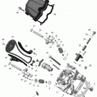 Outlander MAX 850 EFI 01- cylinder head, front - 850 efi