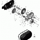 Outlander 6X6 - 1000 EFI 05- transmission - 1000 efi