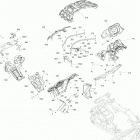 Outlander 850 EFI 09- body and accessories g2 front body parts - pac...