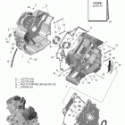 Outlander MAX 650 EFI, (Including T3 old EU Regulation - Built before Nov 2017) MY 01- crankcase - 650 efi (package pro and north)
