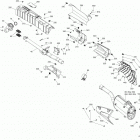 Outlander MAX 850 EFI 01- exhaust system g2 outlander - all models