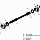 1- Outlander 6X6 T3 650 EFI Приводной вал