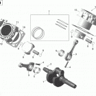 8- Outlander MAX 1000R EFI, (Including T3 old EU Regulation - Built before Nov 2017) MY 01- crankshaft, piston and cylinder - 1000r efi